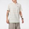 Puma Casual Sports Breathable Striped Short Sleeve Polo Shirt Men Tops Beige 599781-75