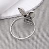 4pcs Metal Rabbit Napkin Rings Golden Napkin Buckles Bunny Napkin Holder  Wedding Dinner Table