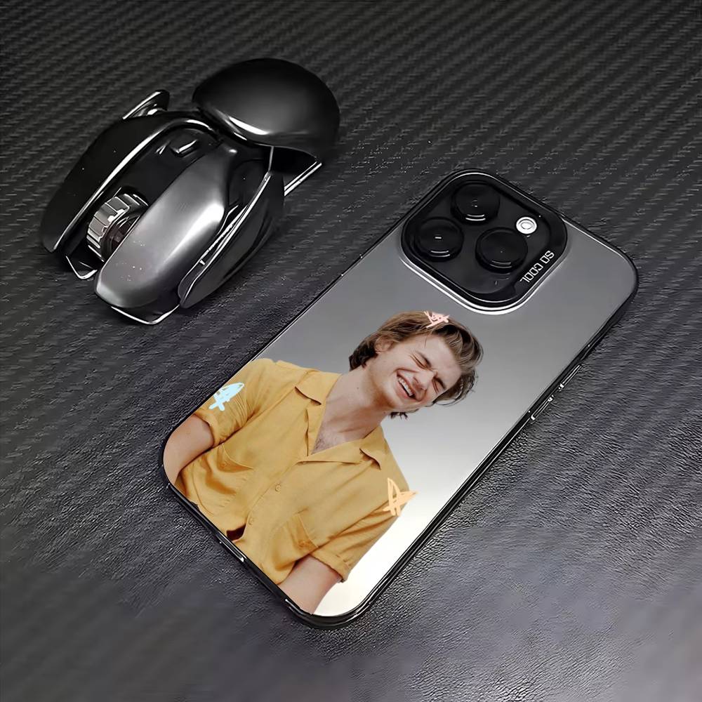 D-Djo Singer J-Joe K-Keery Phone Case For iPhone17,16,15,14,13,12,11 Plus,Pro Max Colored Silver Plated Inside Cover