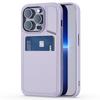Case for iPhone 13 Pro - Purple, With Card Holder