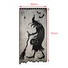Halloween Decoration Curtain Halloween Witch Curtain Lace Curtain
