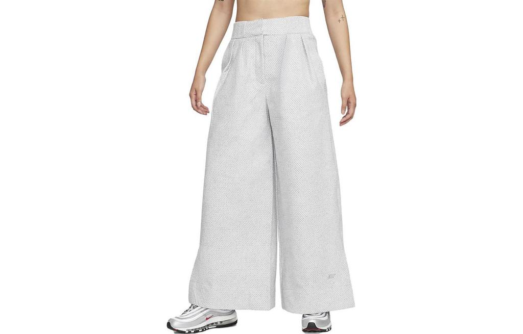 Nike Casual Pants Women's White Moderate Wide Leg Pants FB8362-084