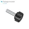 CoCud Knurling Clamp Knob M5 X 20mm Male Thread 16mm Head Thermoset Plastic Thumbscrew