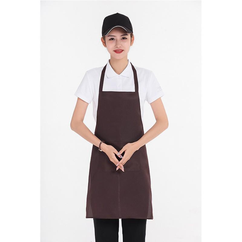 Korean Style Waterproof Kitchen Apron with Custom Logo