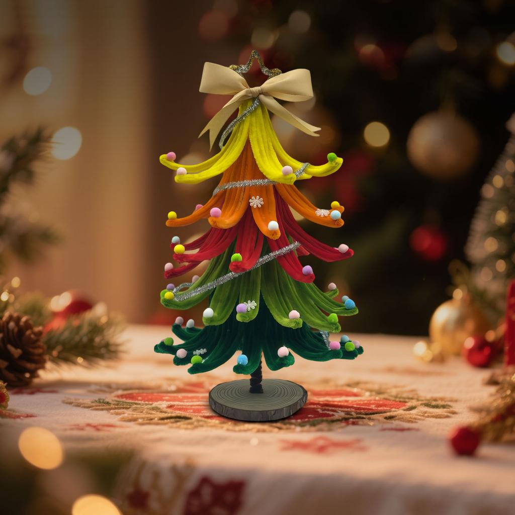 Weihnachtsbaum Desktop-Ornamente Weihnachtsdekoration Weihnachtsbaum-Stab DIY Weihnachtsbaum