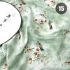 100cm Chinese Style Linen Fabric Summer Thin Tang Dynasty Princess Pattern Painting Fabric for DIY Hanfu Dress Cheongsam