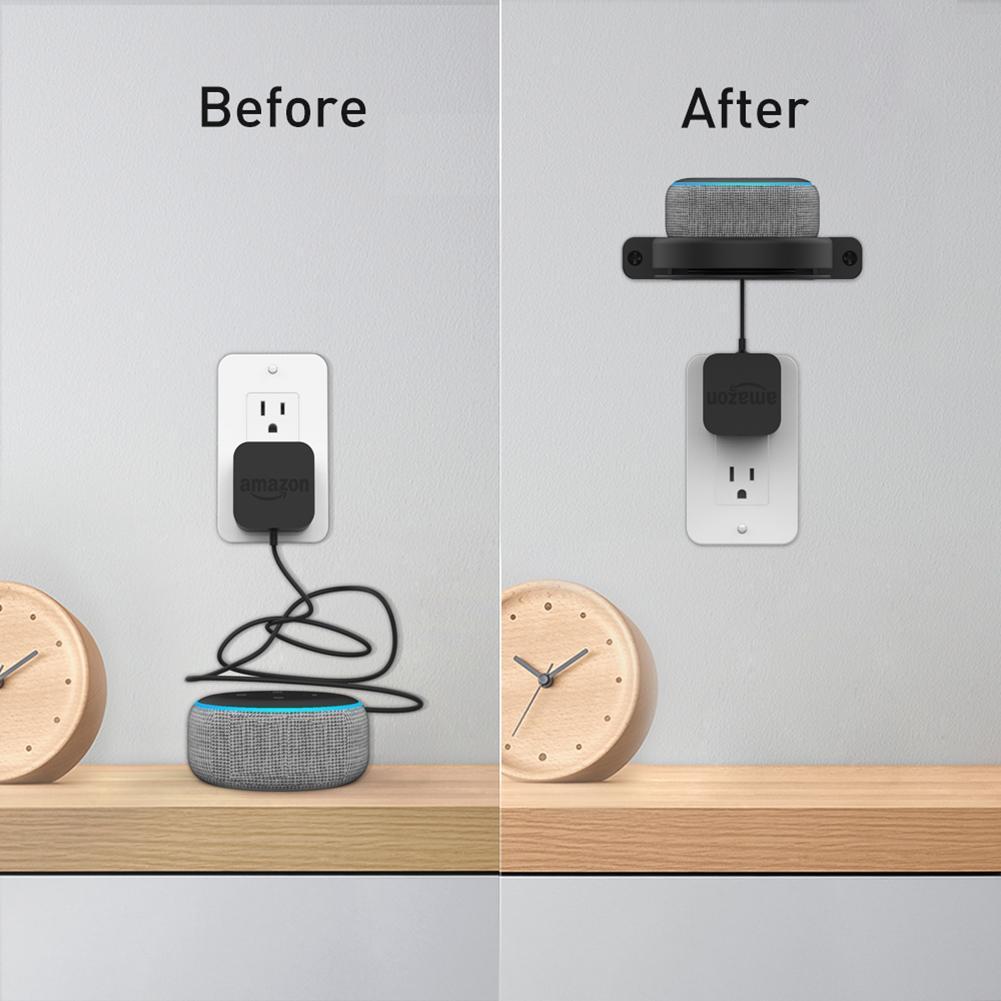 1/2pcs Speaker Wall Mount Stand Integelligent Speaker Bracket with Cable Management for Echo Dot 4/3/2/1 Generation