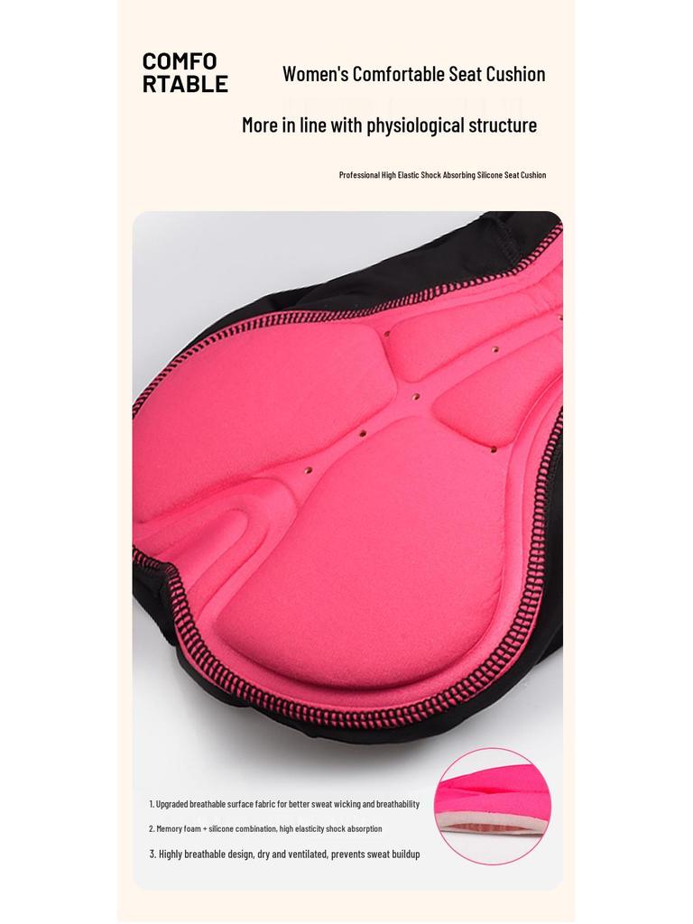 Mid-Aged Women's Thick Fleece Cycling Suit - Slim-Fit Mountain & Road Bike Gear