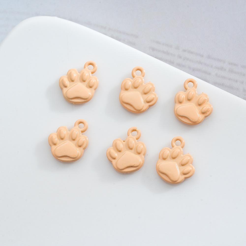 10X12Mm Legierung Farbig Katze Kralle Anhänger Halskette Armband Anhänger DIY Handgefertigter Schmuck Tierkralle Zubehör Produktion