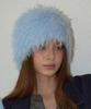 Seullouseulloulli Cotton Fur Handmade Crochet Bucket Hat (+Metal Comb Necklace) _ Sky