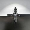 3D Printed Sitting Pose Lady Sculpture Handmade Female Tabletop Ornament  Bookshelf Decor