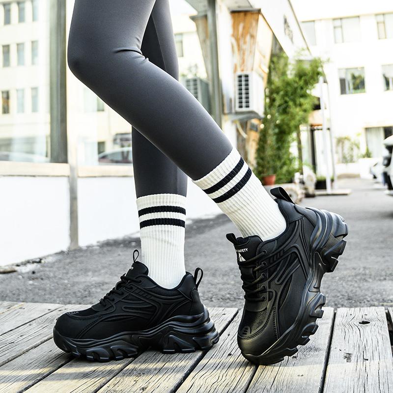 Safety Shoes Women Work Sneakers Structured Shoes Slip Resistant Pneumatic-Proof Protective Shoes Work Boots Steel Toe Shoes
