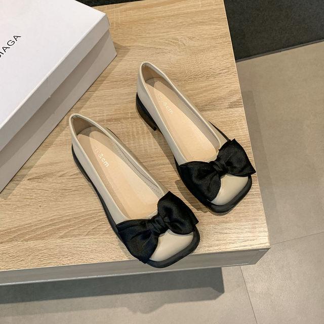 

Маленькие туфли из искусственной кожи в британском стиле, женские летние туфли в стиле ретро, ​​туфли в горошек, туфли Мэри Джейн, весенне-осенние туфли с квадратным носком 39