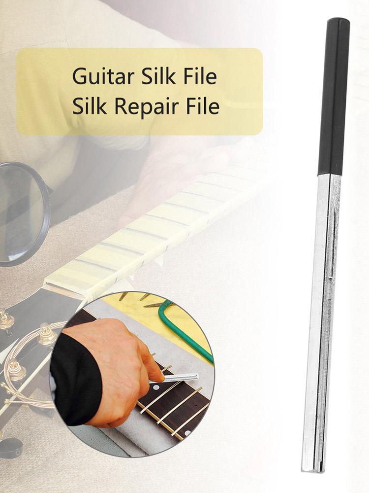 Guitar Fret Crowning File Wooden Handle Polished Repair Tools Guitar Accessories