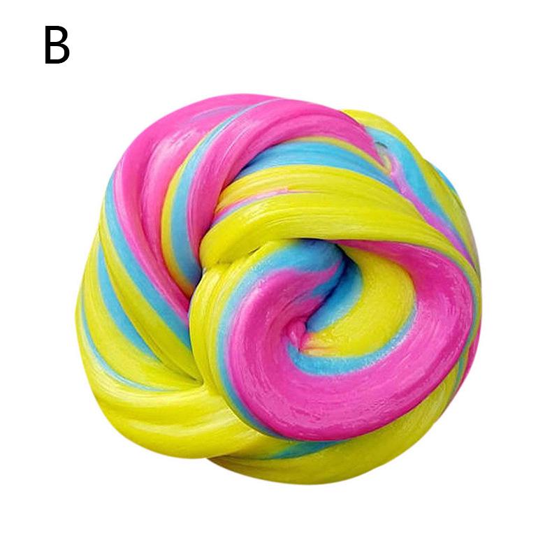 3D Printed Three Color Cotton Clay Poking Clay DIY Colored Butter Venting Funny Extract 60ml Home Decoration Ornament Crafts