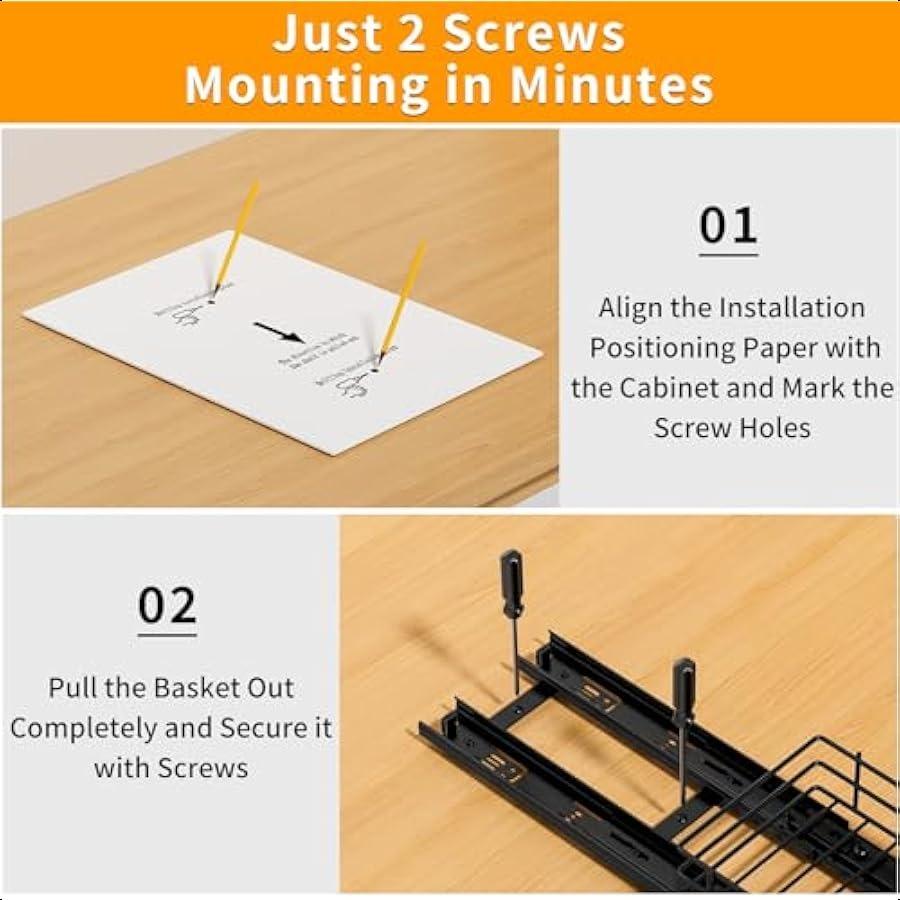 Pull Out Spice Rack Organizer for CabinetSlide out Spice Organizer for Inside Cabinets Heavy Duty Spice Organization for Kitche