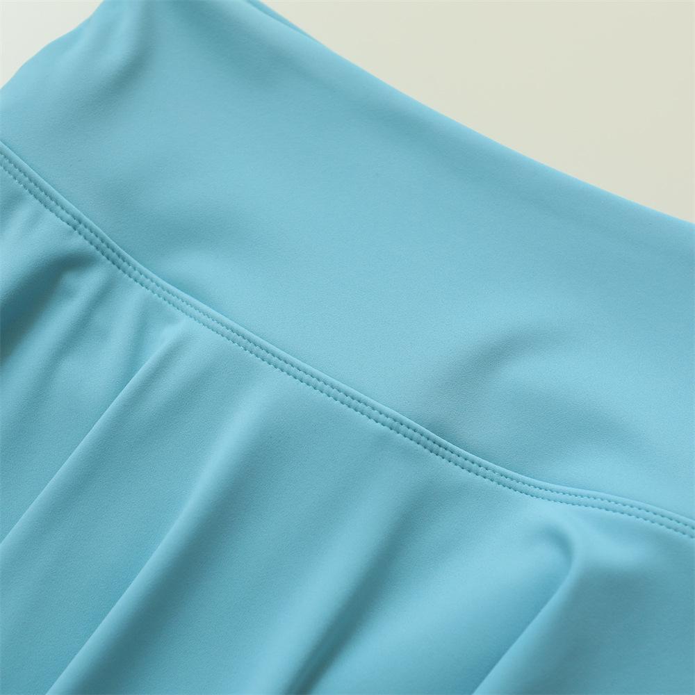 Women's High Waist Pleated Tennis Skirt with Built-in Shorts - Quick-Dry Fitness, Running, Yoga Mini Skirt
