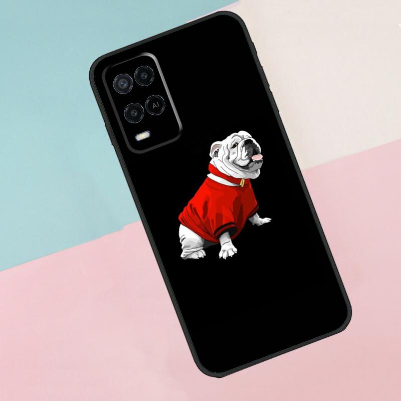 French Bulldog Art For Oppo A18 A38 A78 A98 A96 A58 A17 A77 A80 A40 A60 A16 A76 A74 A94 A54 A15 A57S Phone Case