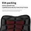 Motorcycle Seat Cover Front Rear Seat Cushion Thicken Breathable Cover Shock Absorption Seat Pad Cushion for Long Ride