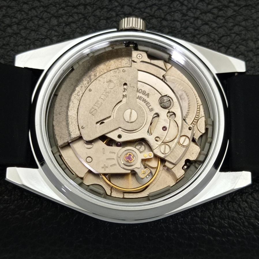 REFURBISHED MENS SEIKO 5 AUTOMATIC 6309A JAPAN ARABIC BLACK DIAL WATCH a427340-2 QRL-a427340