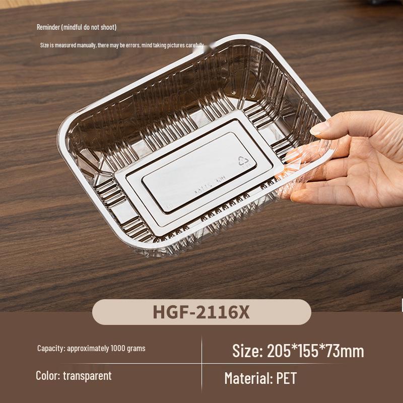 Transparent Disposable Fruit Packaging Box – Ideal for Fruit, Roasted Duck, and Takeaway