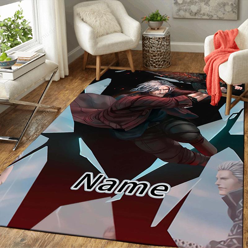 Custom 1Pc Devil May Cry Dante'S Journey Rug Office Carpet Indoor Outdoor Entrance Doormat Nonslip Soft And Comfortable Living Room D291537