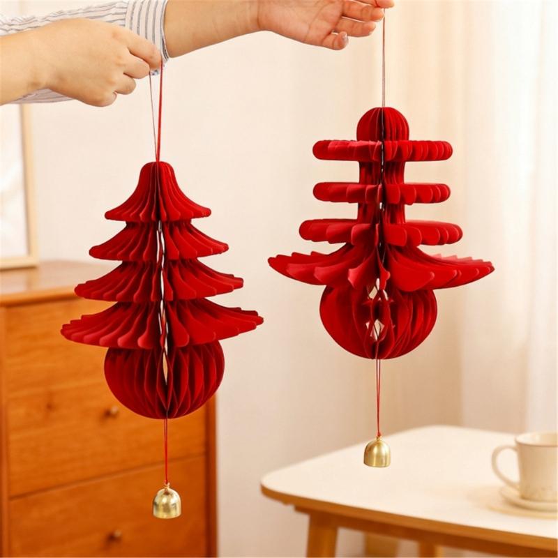 Traditional Double Happiness Wall Accessory Spring Festival Celebration Handmade Paper Craft For Indoor Outdoors