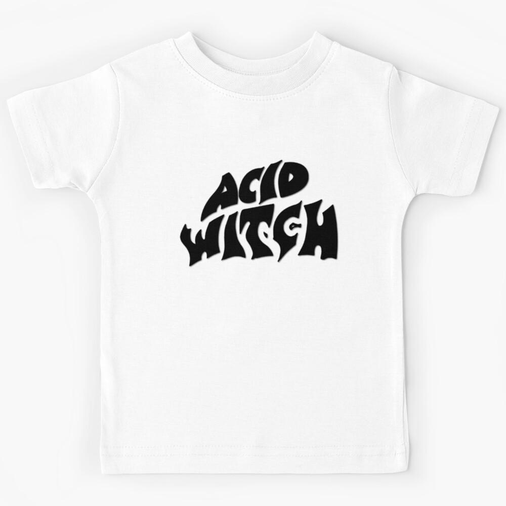 Acid Witch rock band American - Black Version Kids T-Shirt 160