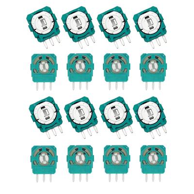 Potenciómetro de repuesto de 16 piezas de 2k3 ohmios para reparación del controlador Dualsense PS5, módulo de resistencia de ajuste, sensor para joystick analógico ALPS