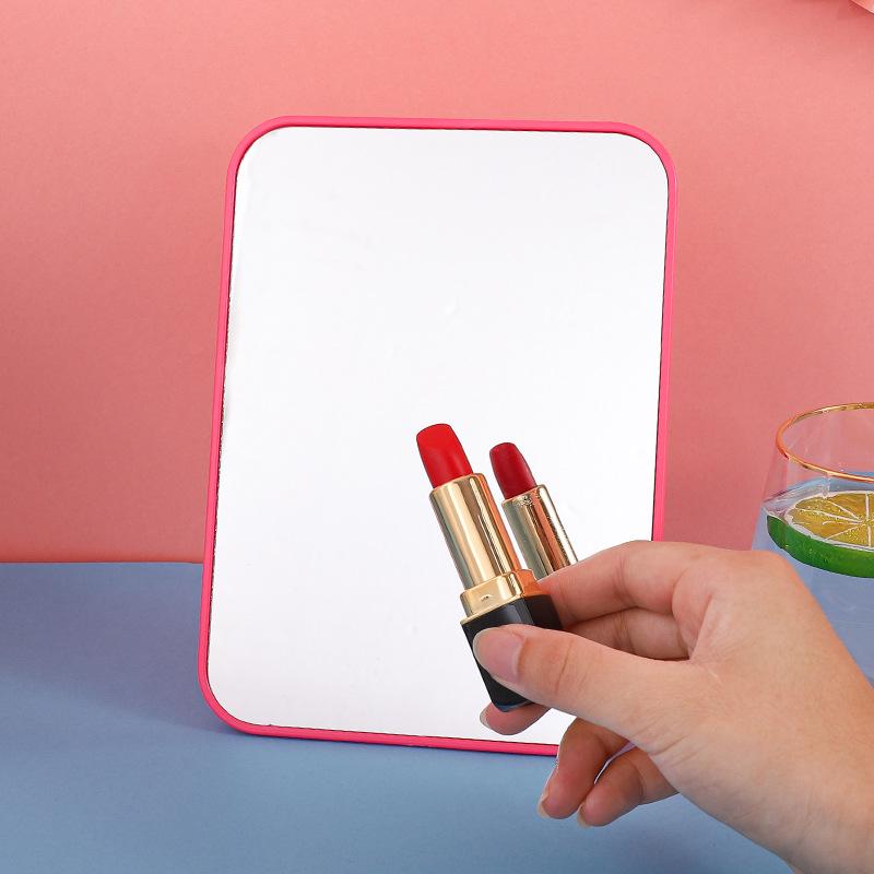 Foldable HD Wall-Mounted Makeup Mirror, Portable, Large Size, Princess Style, Hand-Held Option