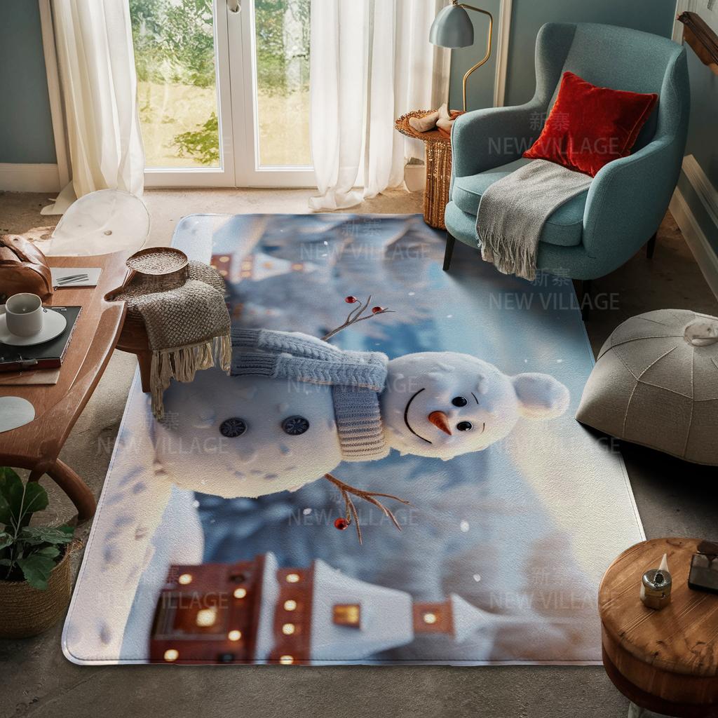 Koberec ke vchodu do domu Rohožka ke dveřím do domu Obývací pokoj Vana Koupelna Protiskluzové koberce s absorpcí vody vana Veselé Vánoce zima