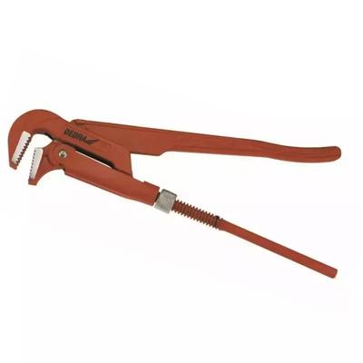 Adjustable Pipe Wrench, Straight Jaw Dedra 12C1590 1.5"; 90 Degree Angle