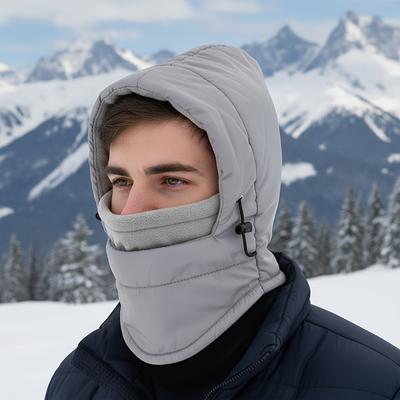 Outdoor Autumn and Winter Scarf Face Mask Warm Hat Outdoor Sports Skiing Hat Balaclava Beanie Hats