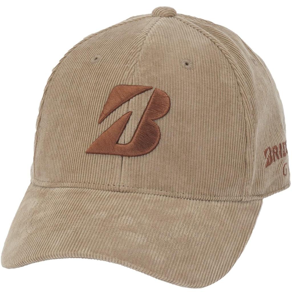 BRIDGESTONE Golf Men's Corduroy Cap CPW24D, CPW24DBE, BE