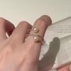 Elegant Multi-layer Faux Pearl Ring for Women - Versatile, High-end Design