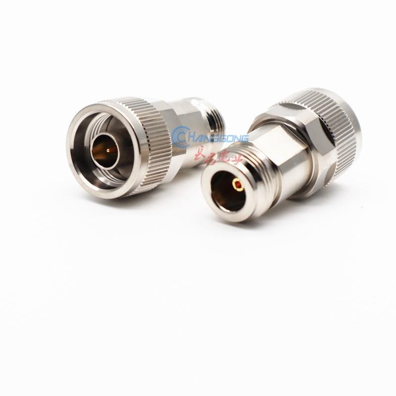 18GHz Network Analyzer Test Head, N Male to N Female, Stainless Steel Adapter, Test Grade, N-KY, Straight Through.