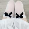 Elastic Thigh High Stockings Lolita Style Knee High Socks Sexy Bowknot Suspender Stockings  Women