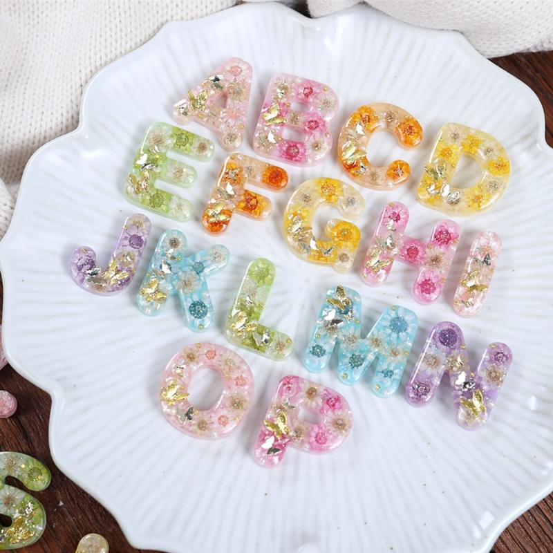 Glänzende Englische Alphabet Ohrringe Silikon Epoxidharz Form DIY Schlüsselanhänger Anhänger Schmuck für Gepäckanhänger Tasche Zubehör