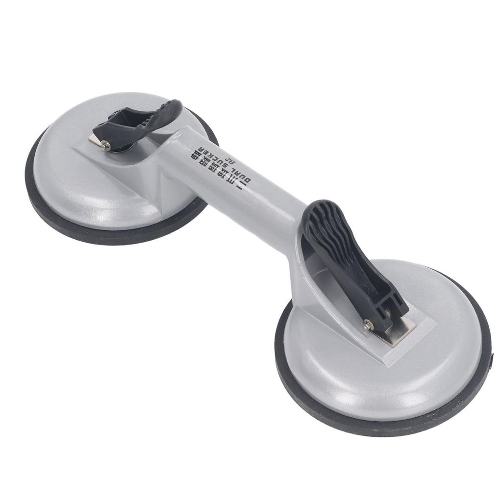 Suction Cup 100kg Force Double Claw Heavy Duty Aluminum Alloy Suction Cup Lifter for Glass Floor Tile