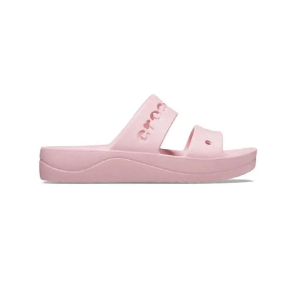 Crocs Baya Platform Sandals Petal Pink Slides 208188-606