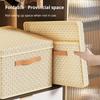 1pc New Washable Folding Storage BoxStorage Basket Laundry Basket Foldable Bins Toys Organizer With Lid