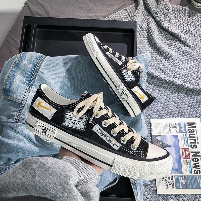 Fashion 2024 Spring and Autumn Fashion Canvas Shoes Flat Flat Breathable Comfortable Casual Shoes Outdoor Walking Sports Shoes