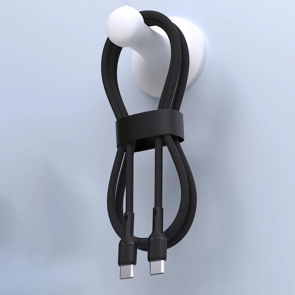 Kabel Dudao L9C Max 240W PD USB-C - USB-C 1,2m - czarny