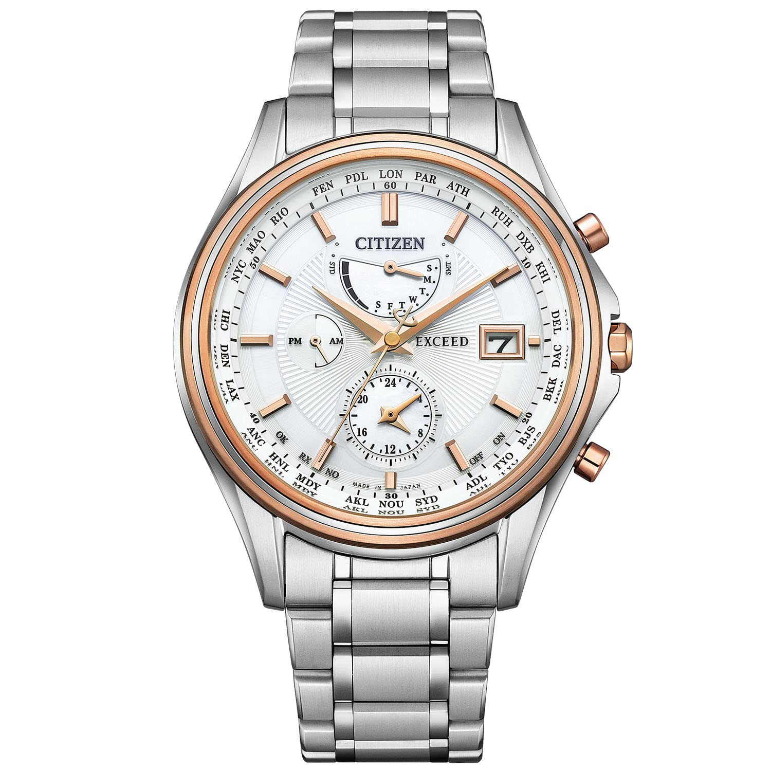 

Exceed Silver Watch [Citizen] AT9134-68W Men s рожевий колір золота
