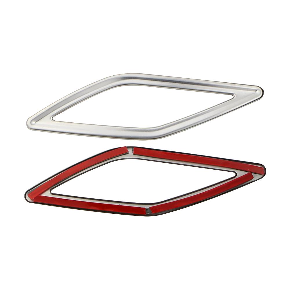 Car Front Pillar Cover Speaker Ring Sticker for VW Volkswagen Tcross T-cross 2018-2023 Stickers Stainless Steel Accessories