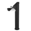 TLXT Stainless Steel Wide Handle Bathroom Sink Faucet