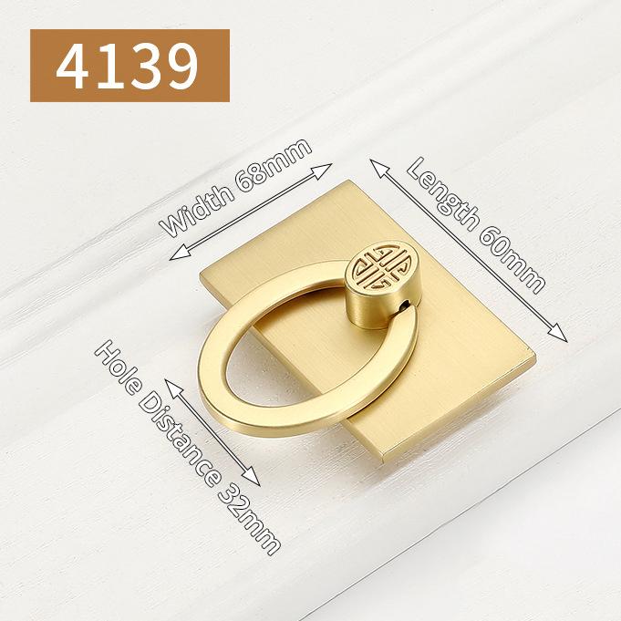 KAK Gold Cabinet Knobs and Handles Luxury Gold Kitchen Cupboard Door Pulls European Drawer Furniture Handle Hardware