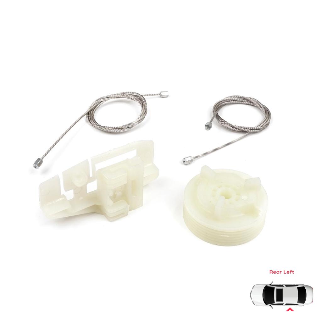 EWR499 Electric Window Regulator Repair Set Rear Left for Renault Scenic Grand Scenic MK2 JM0/1 2003-2009 4/5 Door 8200118856