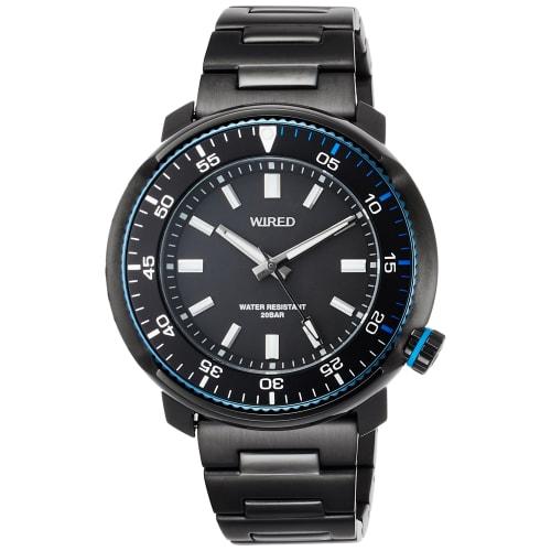 

WIRED SOLIDITY Men s Watch, 3-Hand, Unidirectional Rotating Bezel, Water Resistant to 20 ATM, AGAJ406