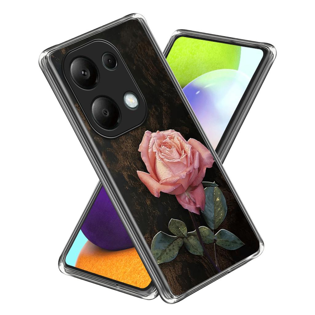 For Xiaomi Redmi Note 13 Pro 4G/Poco M6 Pro 4G Case Pattern Printing Anti-fall TPU Smart Phone Cover
